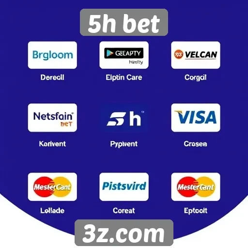 Métodos de pagamento disponíveis na plataforma 5h bet